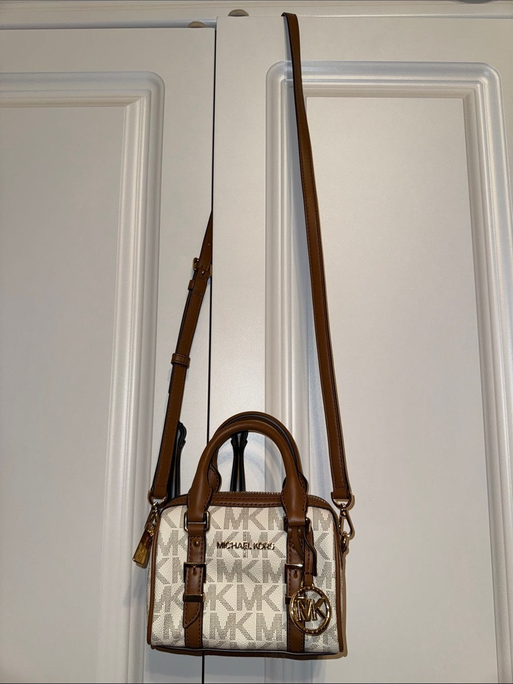 Michael Kors Bedford Legacy Extra-Small Logo Duffle Crossbody Bag XS Mini - Picture 13 of 13